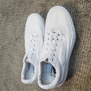 Vans Old Skool Sneakers White Women’s Size 7 Lace Up